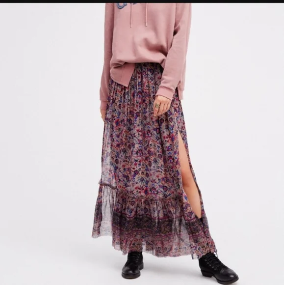Free People Moroccan Print Skirt - Picture 1 of 8